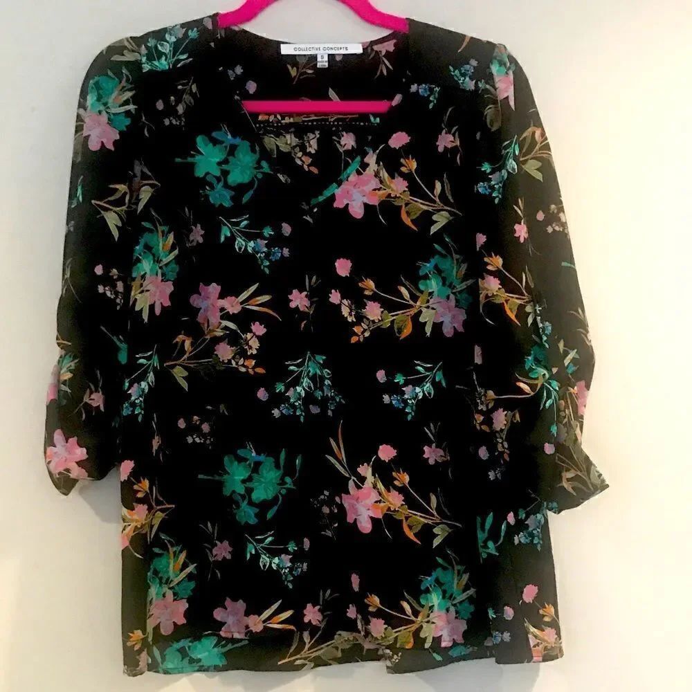 Collective Concepts Floral Blouse